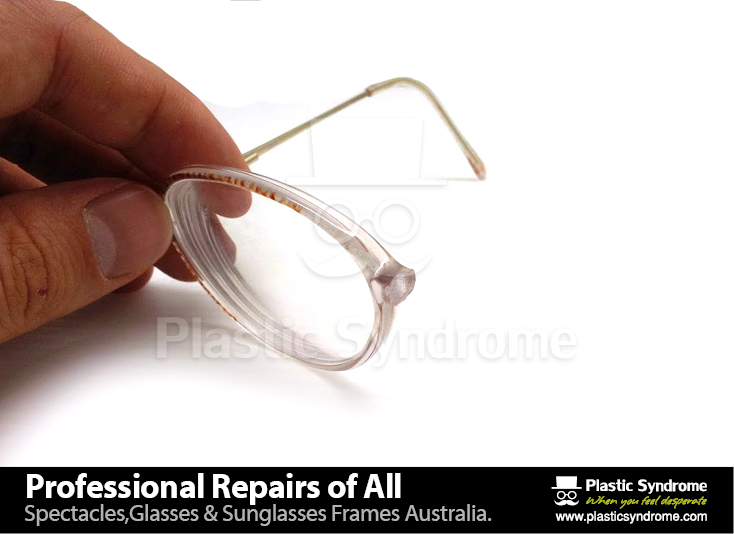 Prescription Eyeglass Plastic Frame bridge repair3