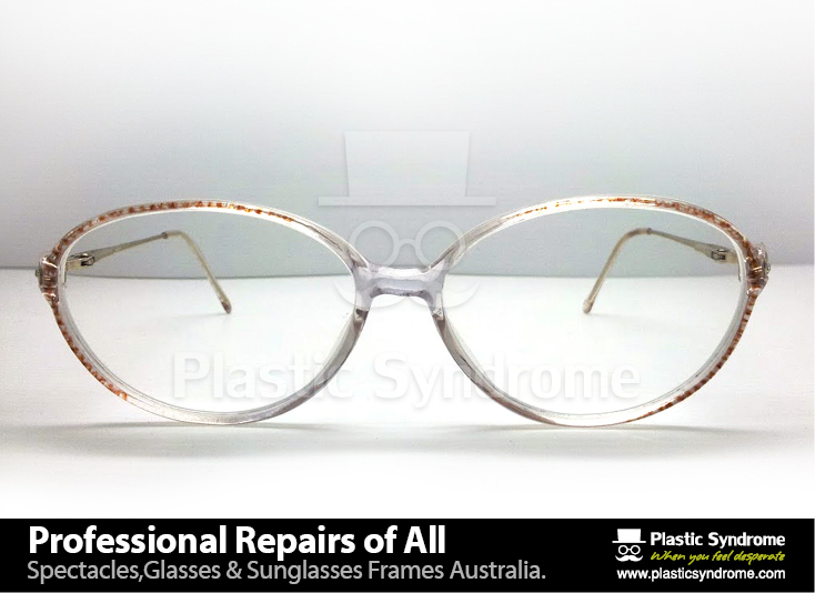 Prescription Eyeglass Plastic Frame bridge repair5