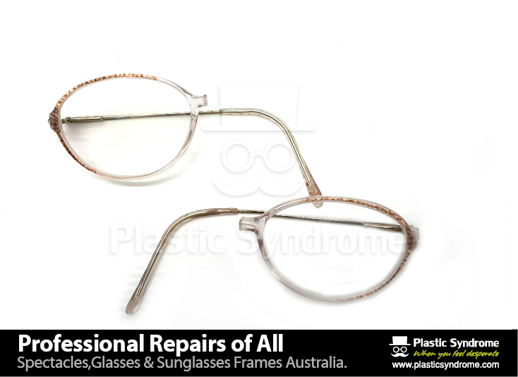 Broken prescription plastic eyeglasses, sunglasses frame bridge repair, fix