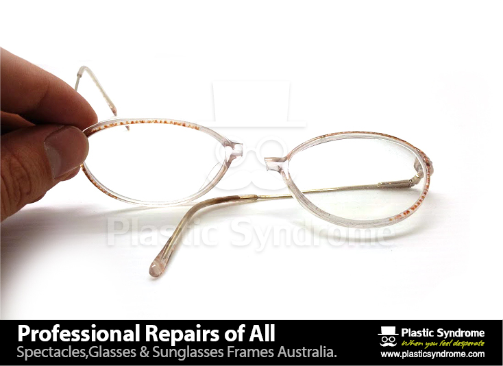 Prescription Eyeglass Plastic Frame bridge repair2