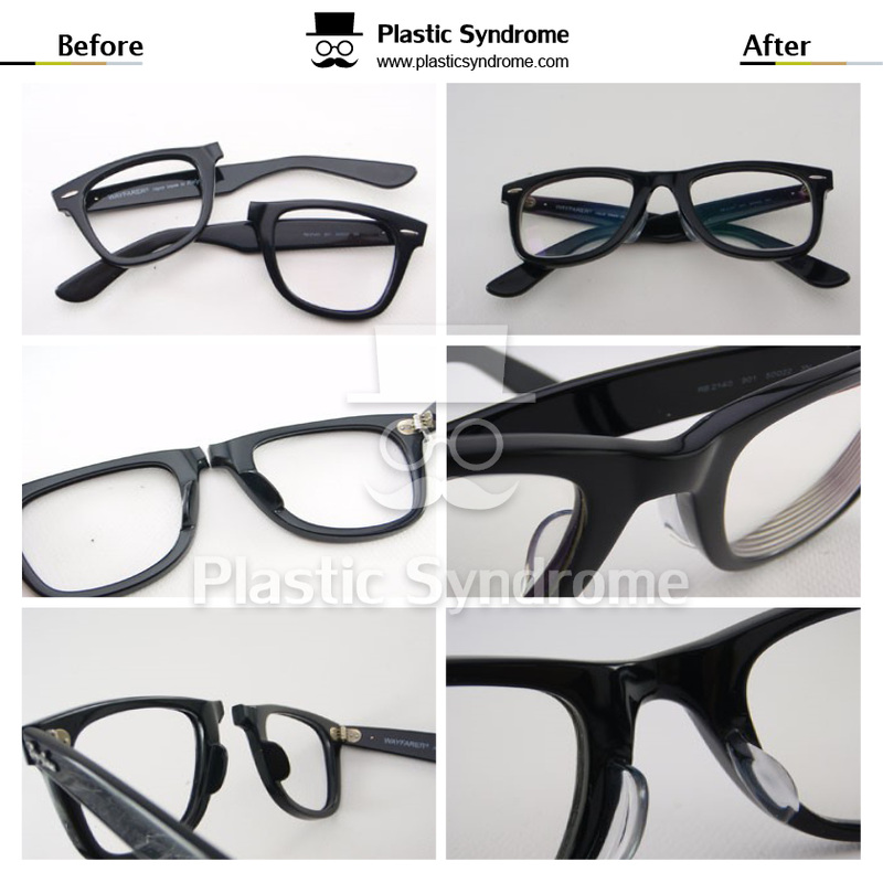 Rayban Broken Eyeglasses Plastic Repair/Fix Brisbane